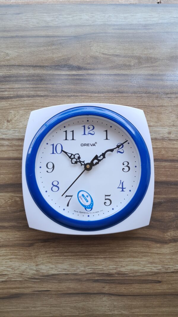 Wall Clock Oreva AQ 7717 Blue W