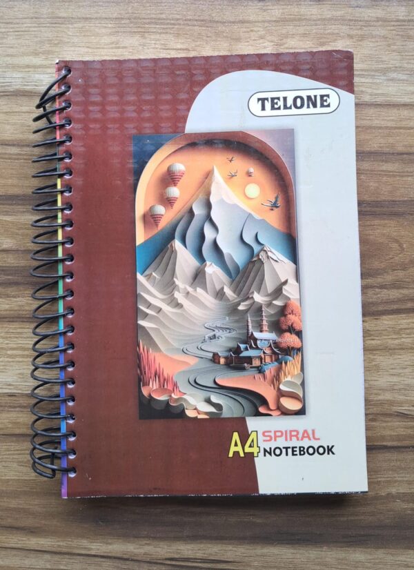 Spiral Notebook A4 6 Pcs Set (Telone)